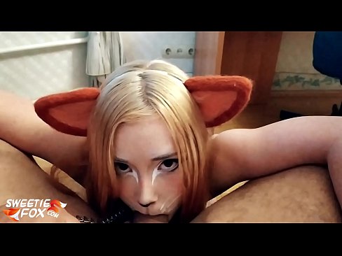❤️ Kitsune กลืนกระเจี๊ยวและหลั่งในปากของเธอ แค่โป๊ ที่เรา